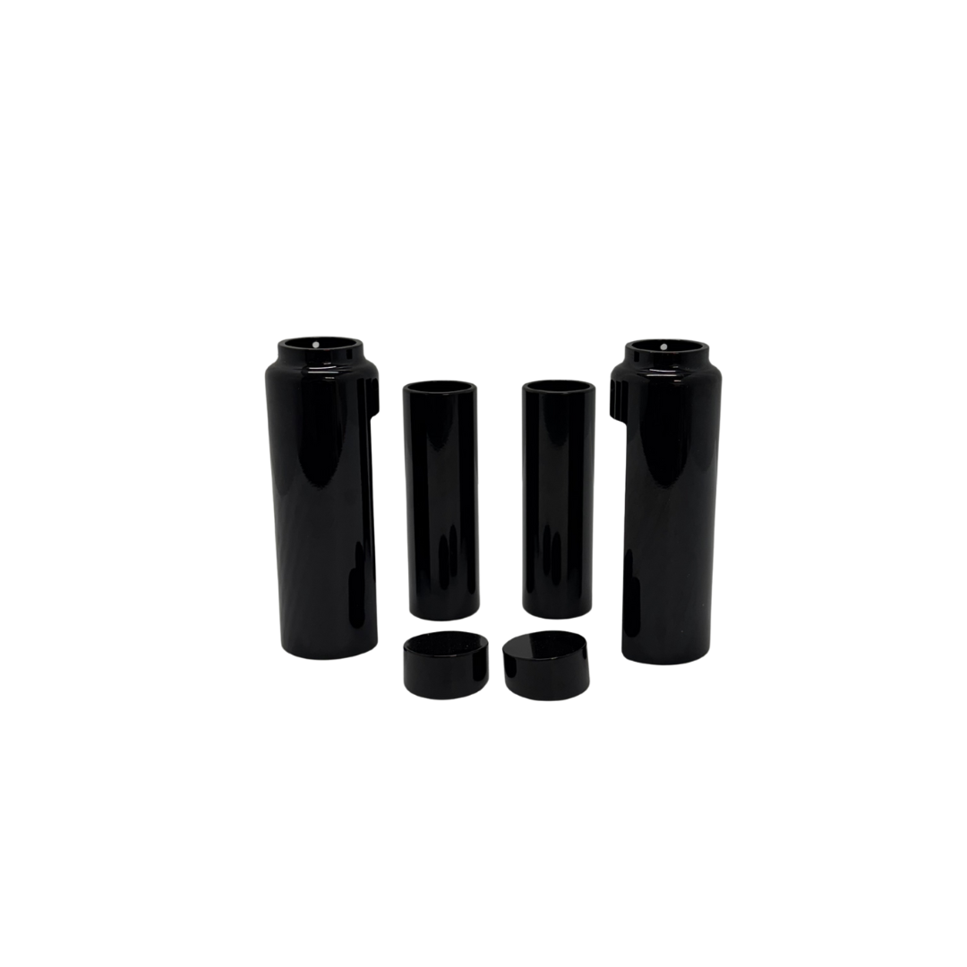 Big Daddy Customs 6-Piece Fork Cover Set Gloss Black +2in Over – Breakout 2013-2017