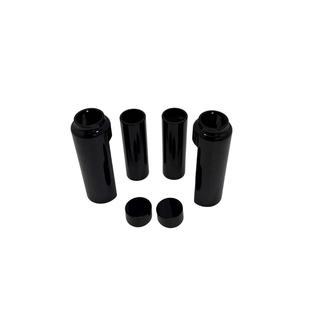 Big Daddy Customs 6-Piece Fork Cover Set Gloss Black +2in Over – Breakout 2013-2017