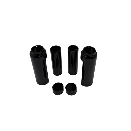 Big Daddy Customs 6-Piece Fork Cover Set Gloss Black +2in Over – Breakout 2013-2017