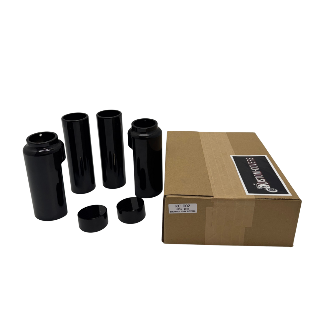 Big Daddy Customs 6-Piece Fork Cover Set Gloss Black – Breakout 2013-2017