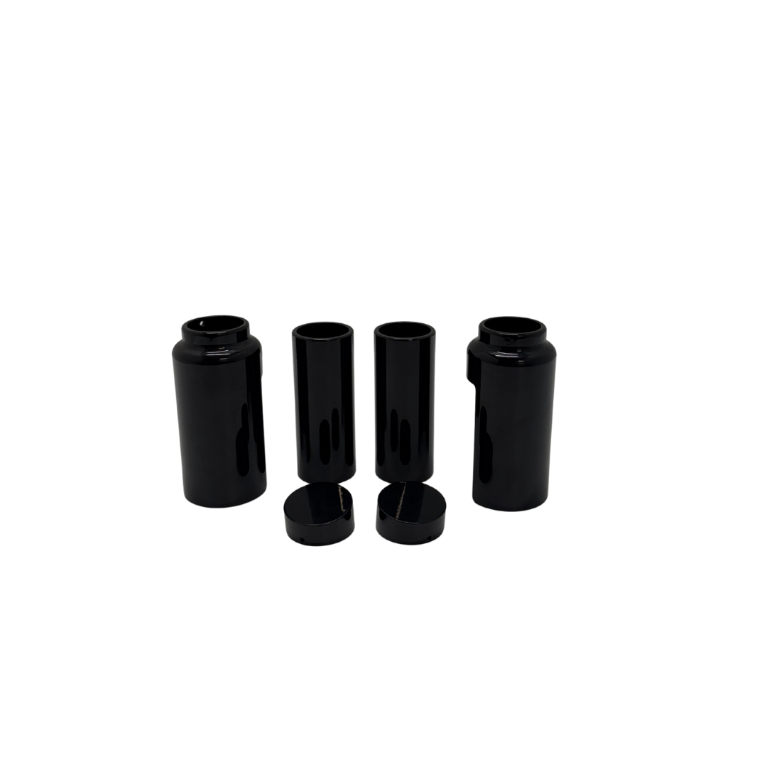Big Daddy Customs 6-Piece Fork Cover Set Gloss Black – Dyna 2008-2017
