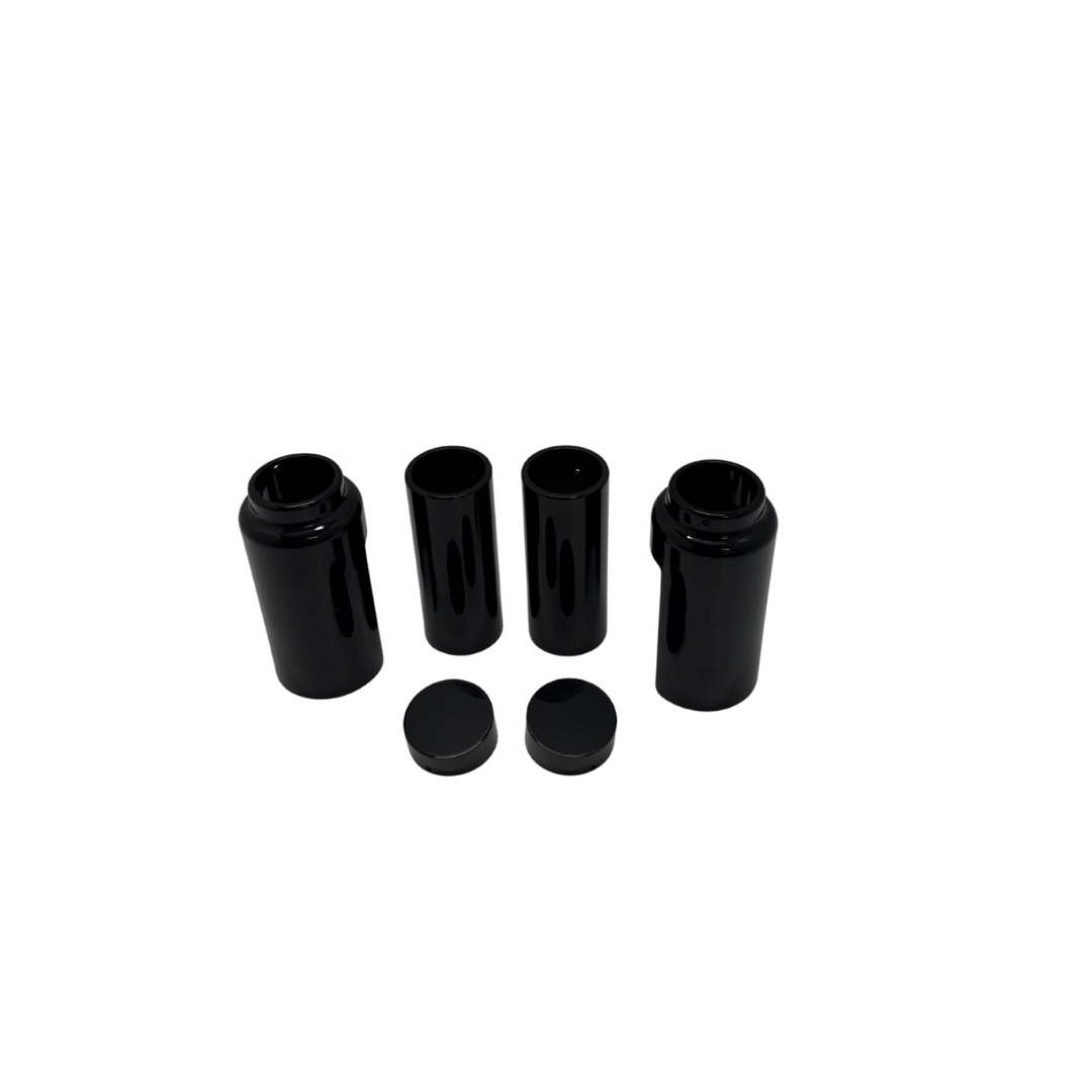 Big Daddy Customs 6-Piece Fork Cover Set Gloss Black – Dyna 2008-2017
