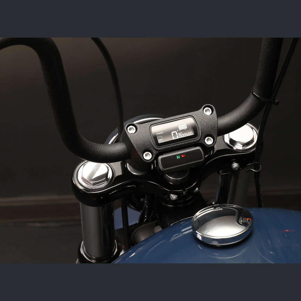 Koso D2 Speedometer/Tachometer fitted to handlebars