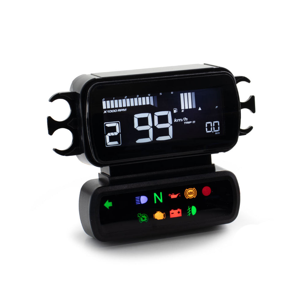 Koso D2 Speedometer/Tachometer Black