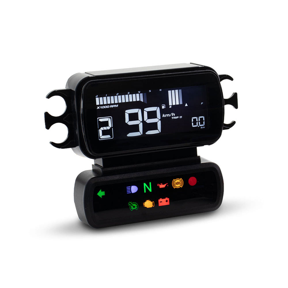Koso D2 Speedometer/Tachometer – Black – Softail 2011–2017, Dyna 2012–2017, Sportster 2014–2021 & Road King 2014–Up