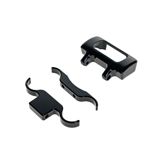 LA Choppers Adjustable Gauge Mount Gloss Black