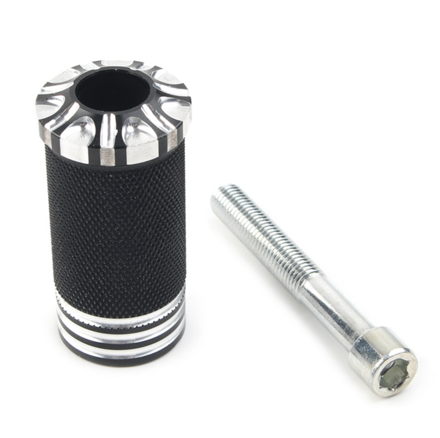 Gear Shifter Peg – Burst Edge Cut Black