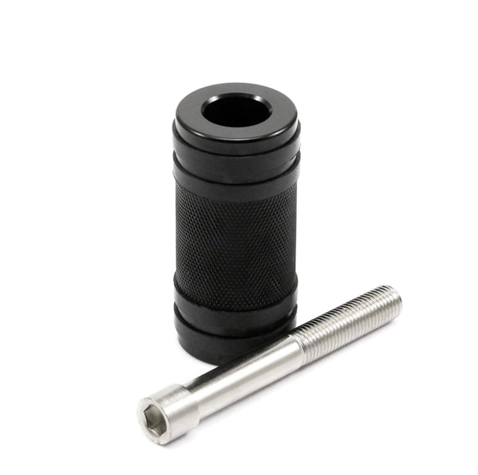 Gear Shifter Shifter Peg CNC Knurled with Rubber – Black