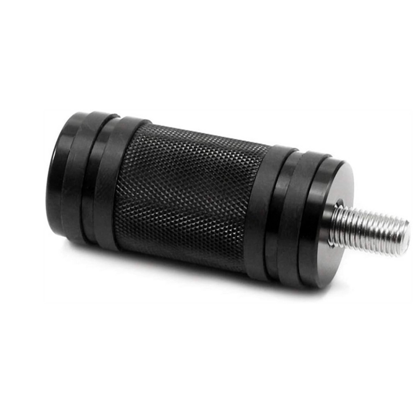 Gear Shifter Shifter Peg CNC Knurled with Rubber – Black