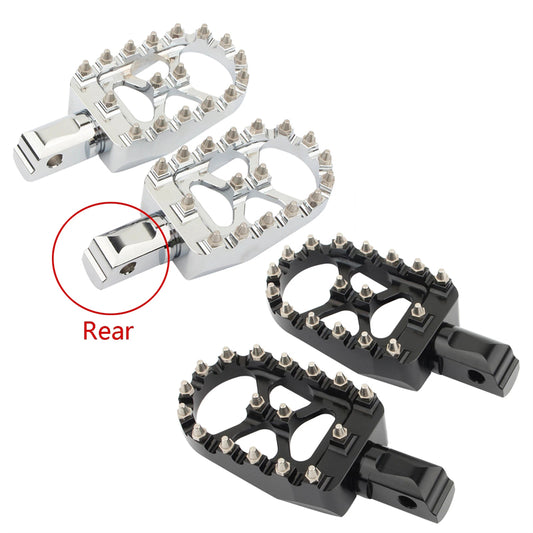 MX style rear foot pegs, rear mount detail