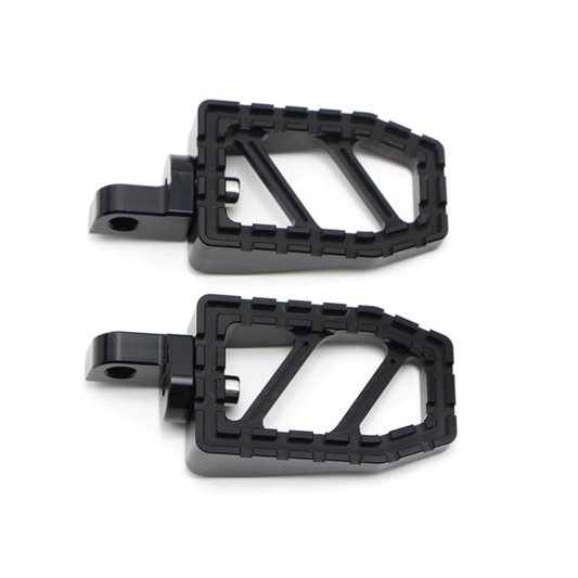 Foot Pegs Military with Offset Brackets – Black – Harley Dyna & Softail (HD Male )