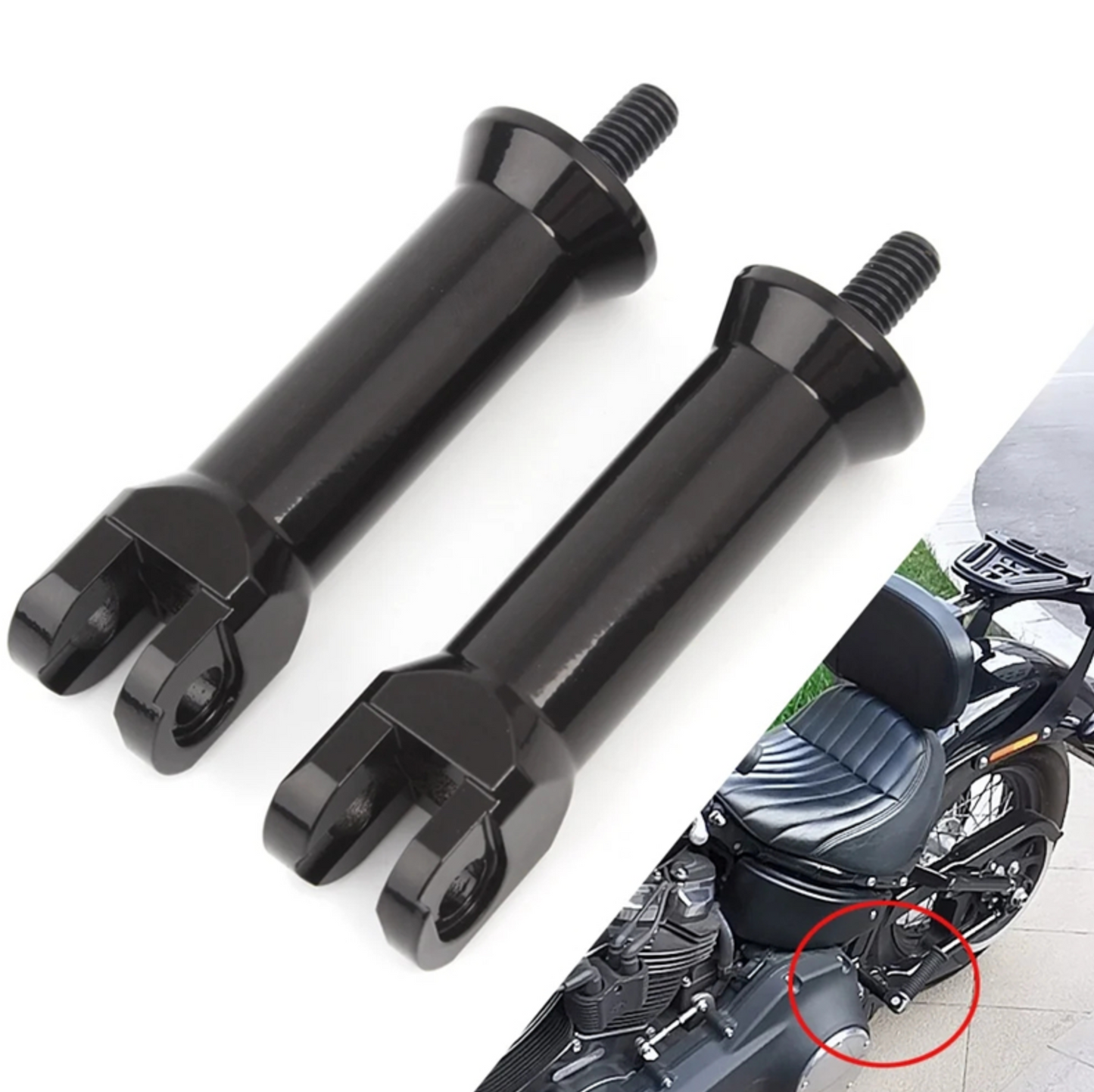 Passenger Footpeg Mount Kit – Suit HD Male Foot Pegs