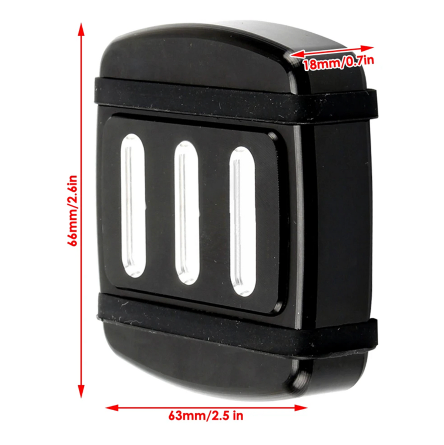 Brake Pedal Pad Cover (Small) – Contrast Cut