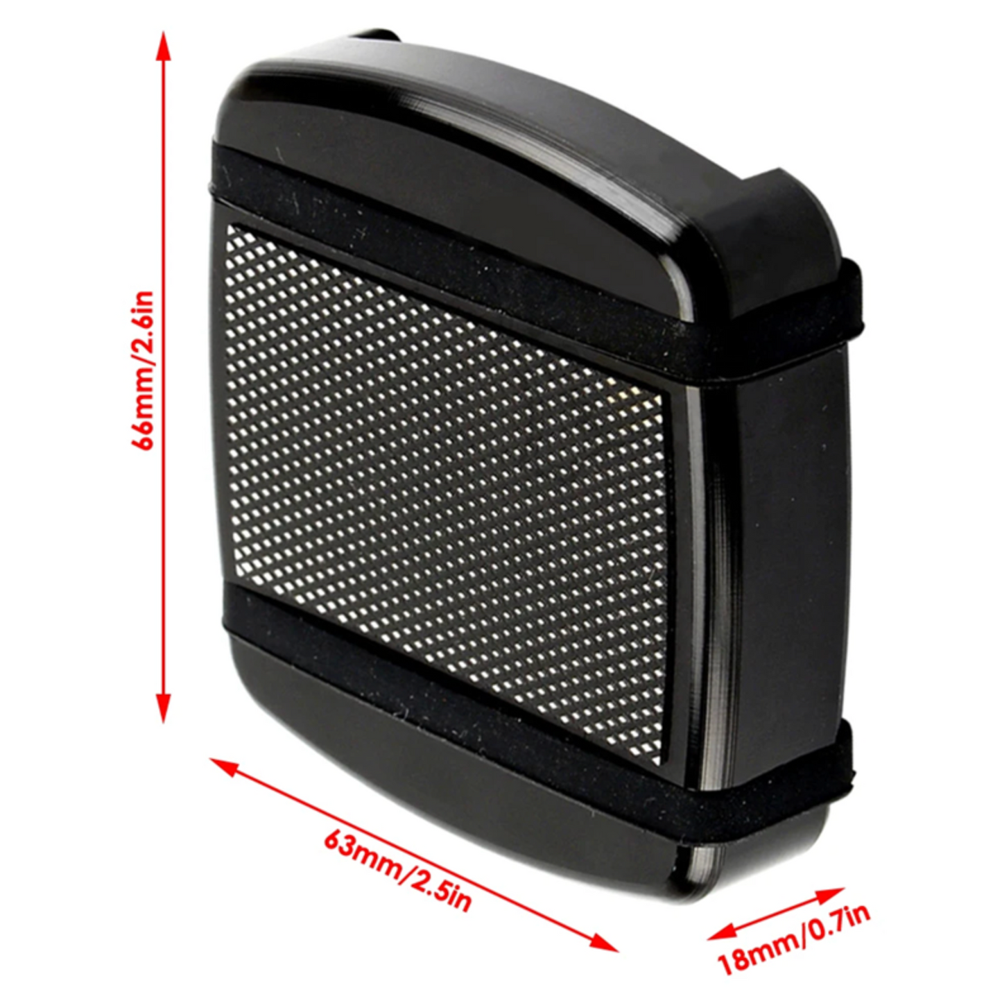 Brake Pedal Cover CNC Diamond Cut Black