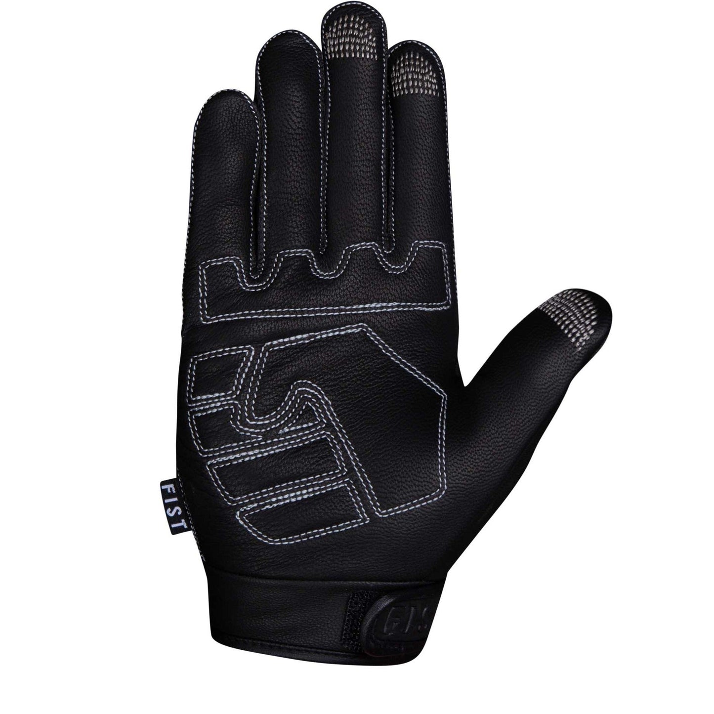 FIST Road Warrior Leather Glove – Black, palm