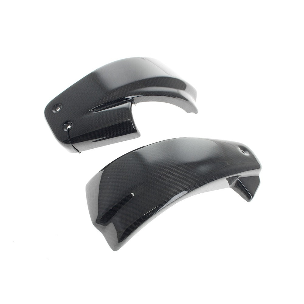 Saddlemen Carbon Side Covers – Softail 2018–2024 with Remote Preload Adjuster