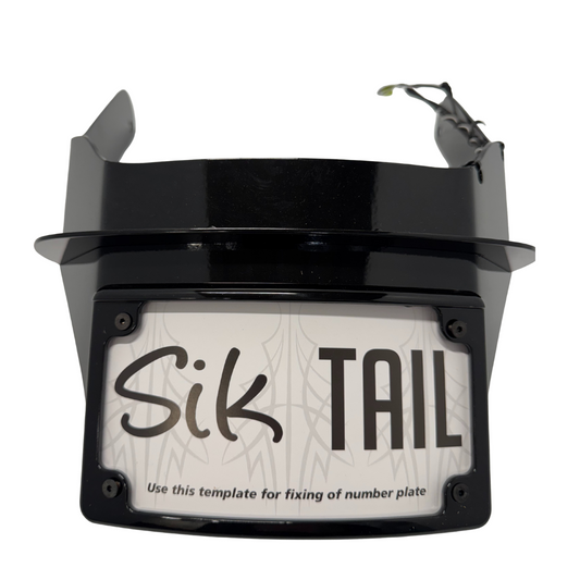 Big Daddy Customs SIK-Tail Plate Only Black – Breakout 2013-Current