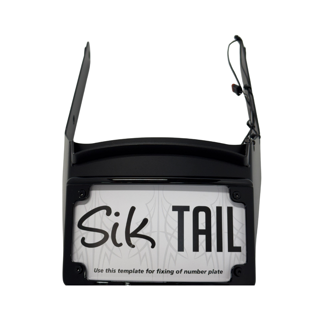 Big Daddy Customs SIK-Tail Plate Only Black – Fat Bob 2018-2024