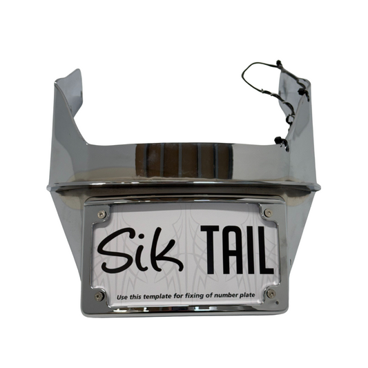 Big Daddy Customs SIK-Tail Plate Only Chrome – Fat Boy 2018-Up