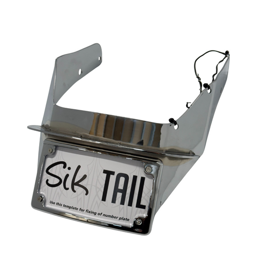 Big Daddy Customs SIK-Tail Plate Only Chrome – Fat Boy 2018-Up