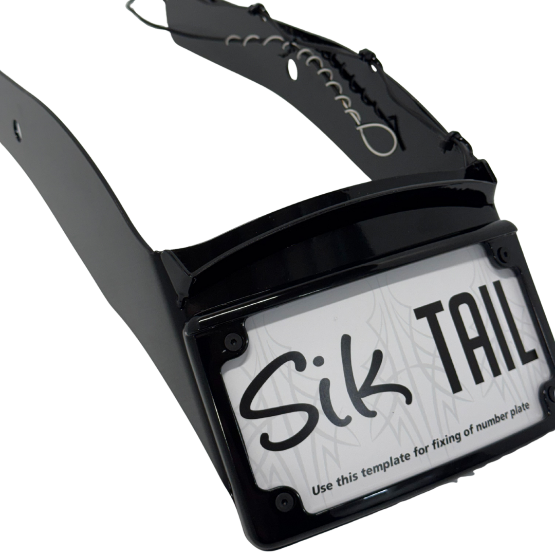 Big Daddy Customs SIK-Tail Plate Only Black – Street Bob 2018-Current