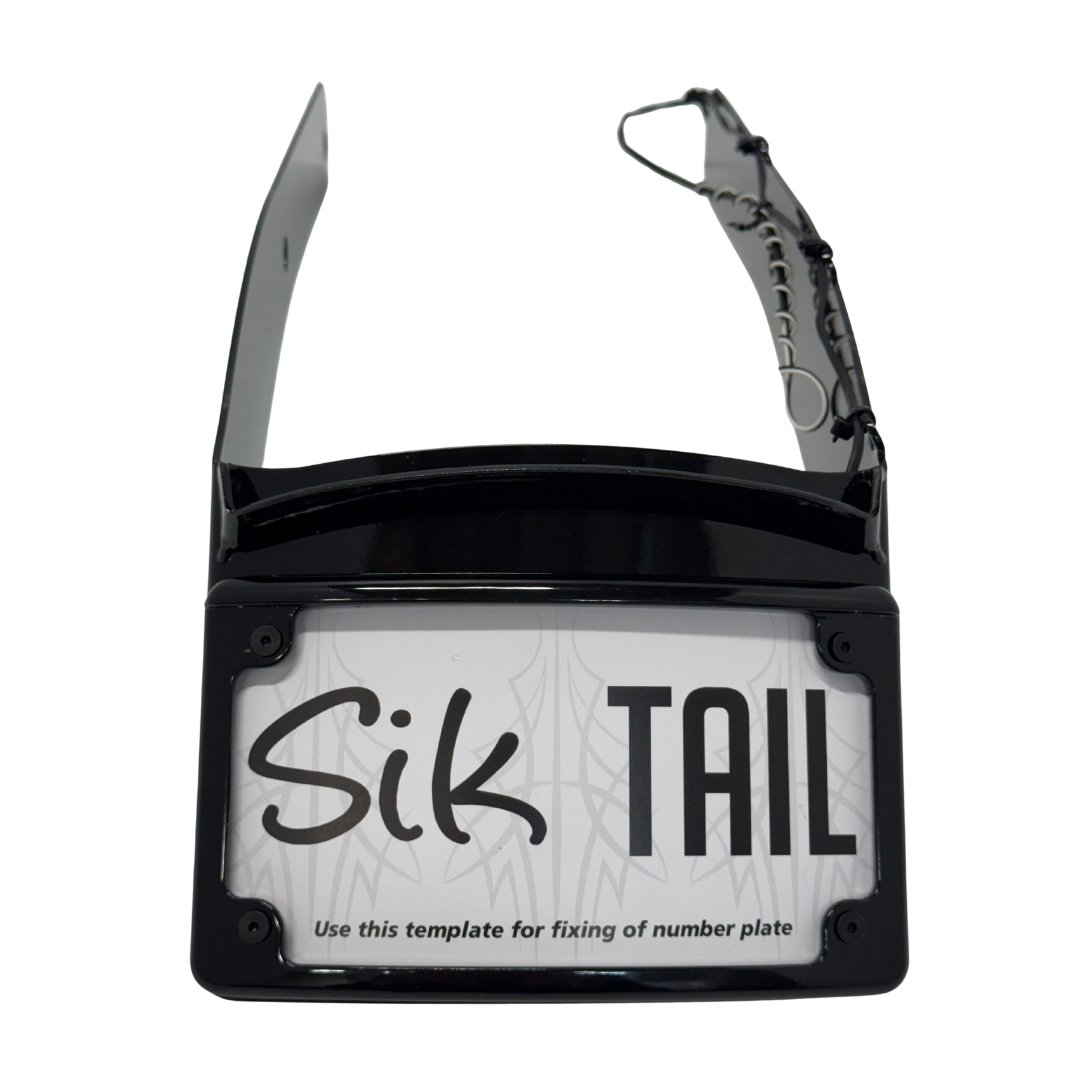 Big Daddy Customs SIK-Tail Plate Only Black – Street Bob 2018-Current