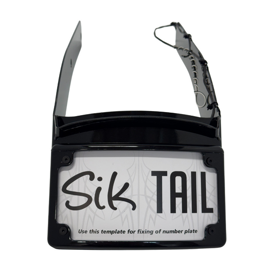 Big Daddy Customs SIK-Tail Plate Only Black – Street Bob 2018-Current