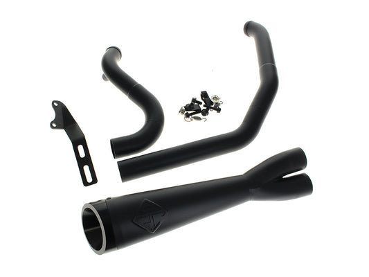 SP Concepts 2-into-1 Cutback Exhaust Black Softail 2018 Up