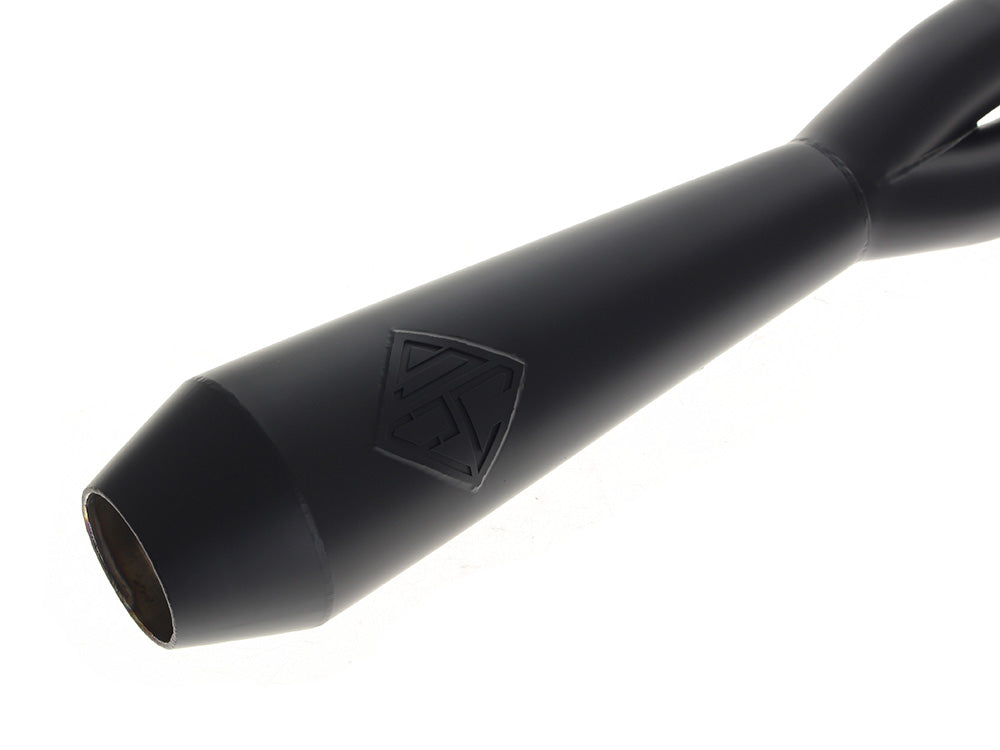 SP Concepts 2-into-1 LaneSplitter Exhaust Black Dyna 2006-2017