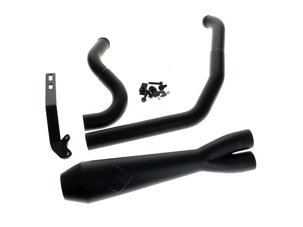 SP Concepts 2-into-1 LaneSplitter Exhaust Black Dyna 1999-2005