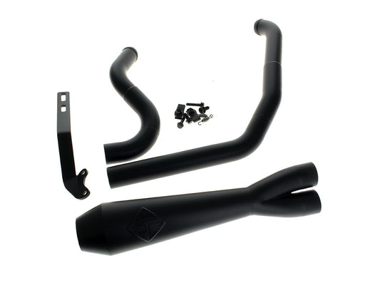SP Concepts 2-into-1 LaneSplitter Exhaust Black Dyna 1999-2005