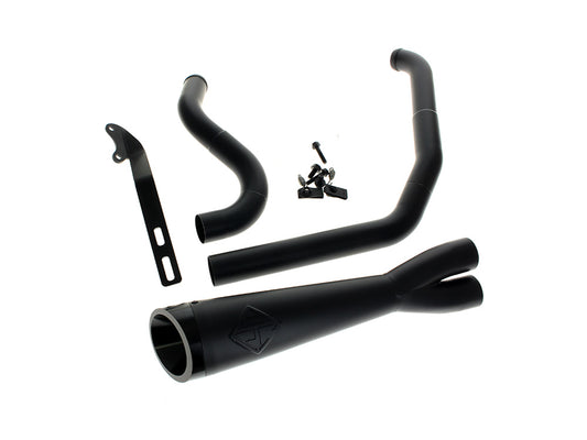 SP Concepts 2-into-1 Cutback Exhaust Black Dyna 1999-2005