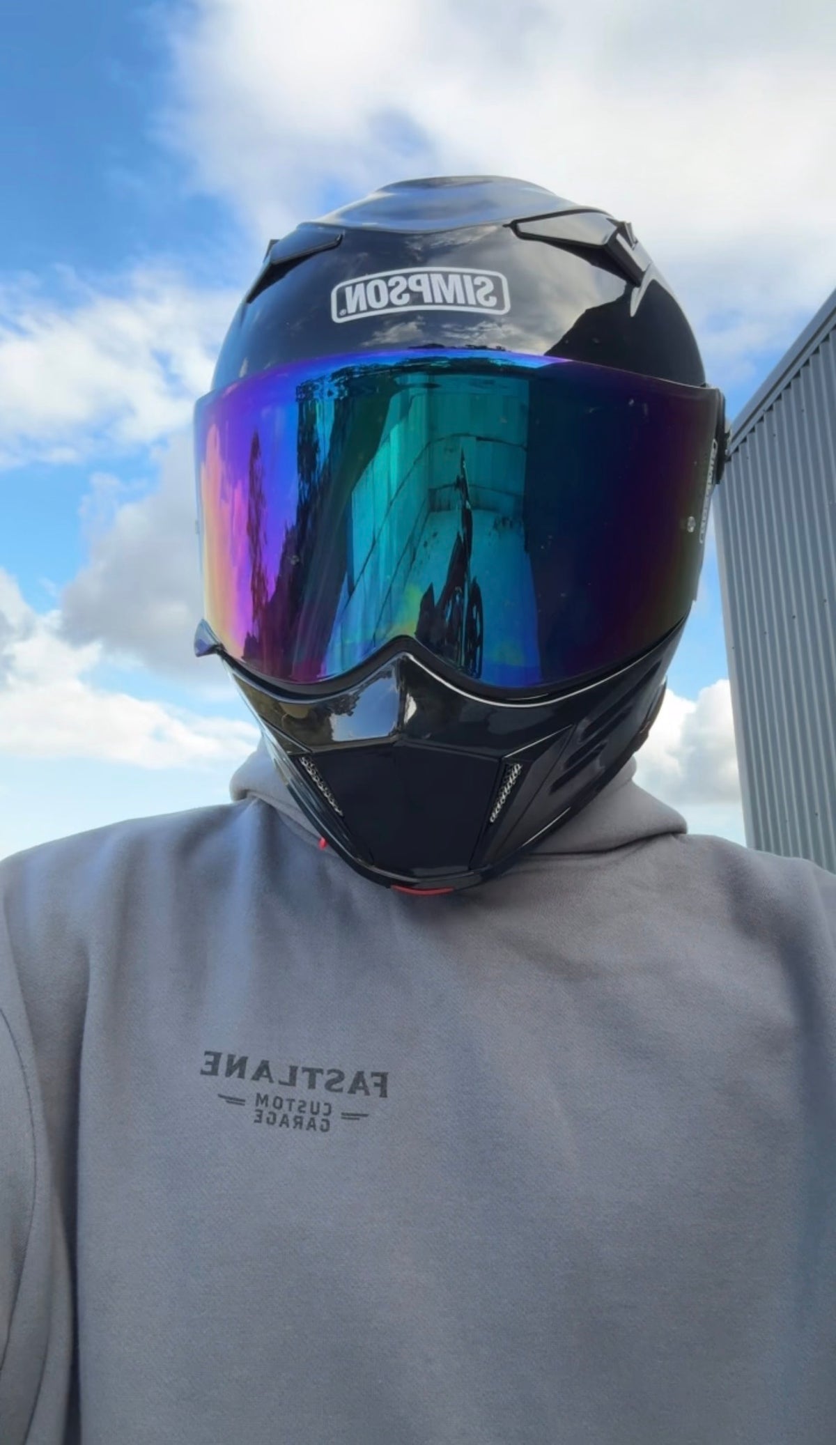 Mod Bandit Helmet - Gloss Black
