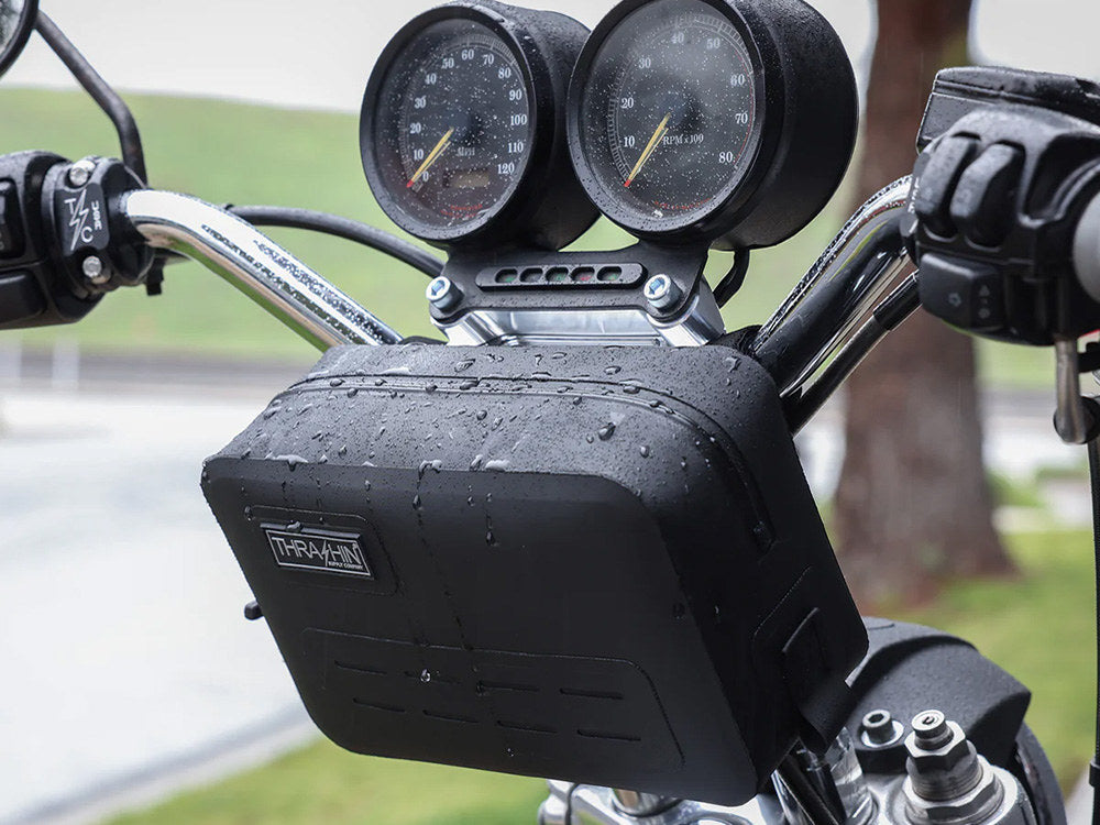 Thrashin Waterproof Handlebar Bag – Black