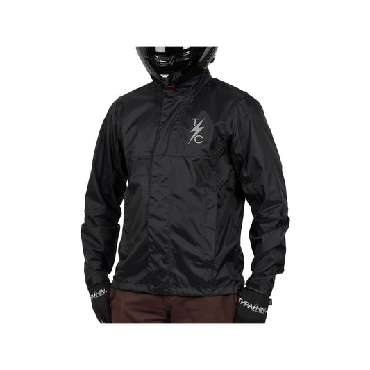 Thrashin Mission Rain Jacket V2 – All Black