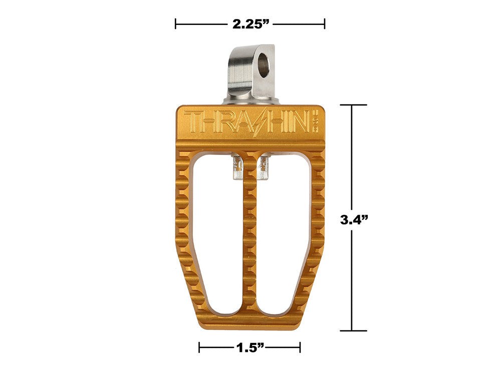 Thrashin Militant Footpegs – H-D Male Mount