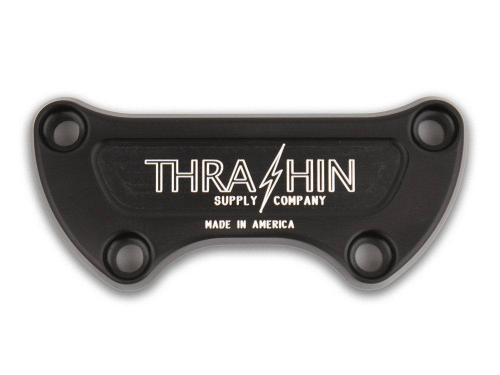 Thrashin Twice-Cut Handlebar Top Clamp – Black