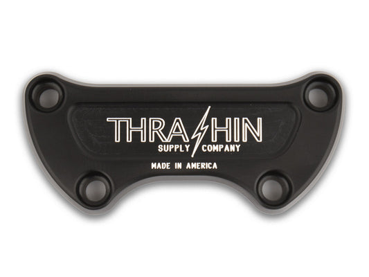 Thrashin Twice-Cut Handlebar Top Clamp – Black