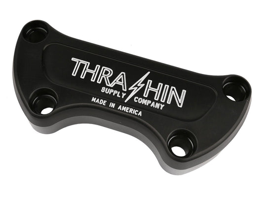 Thrashin Twice-Cut Handlebar Top Clamp – Black