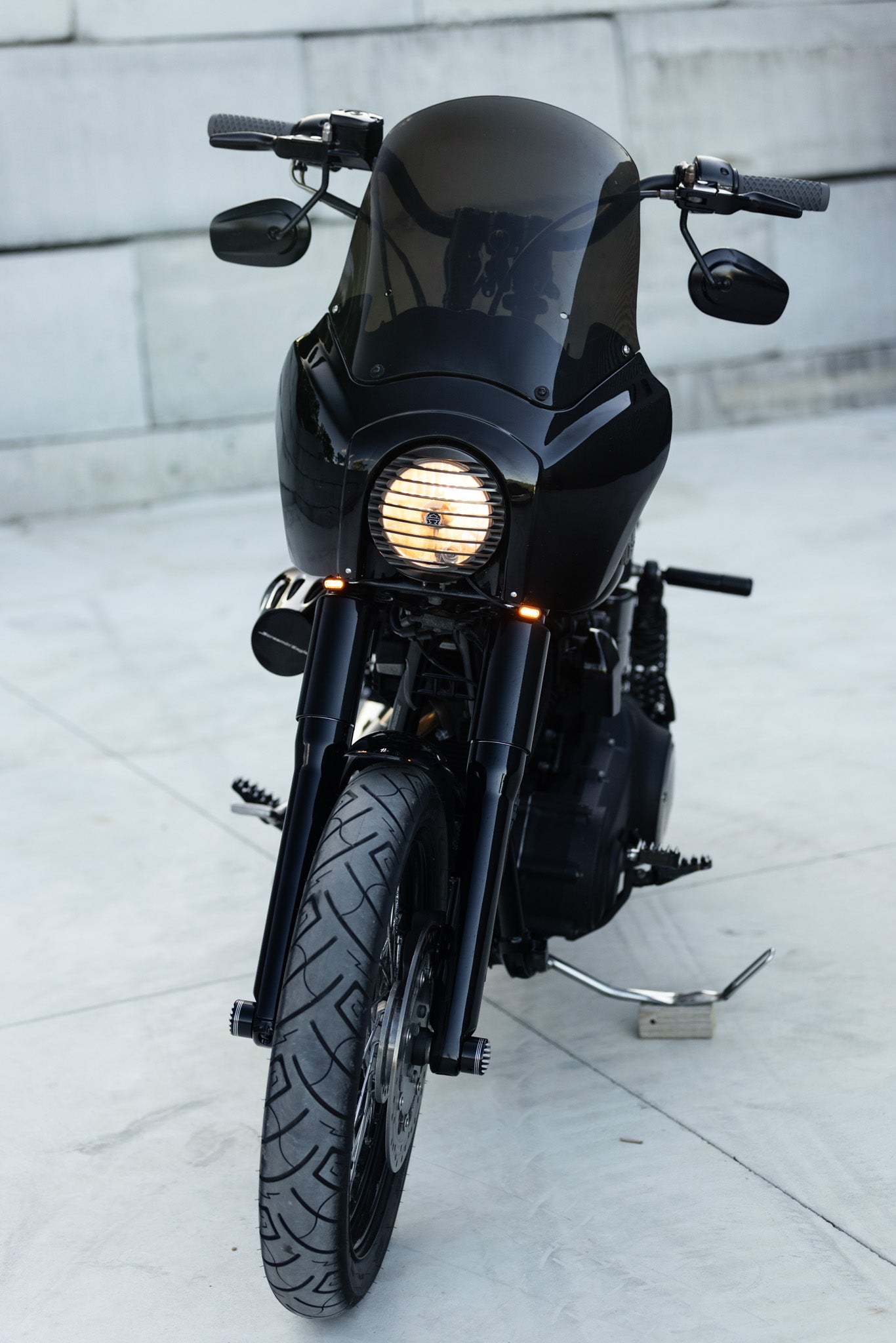 SOLD: Harley-Davidson Club Style Black Dyna Cammed