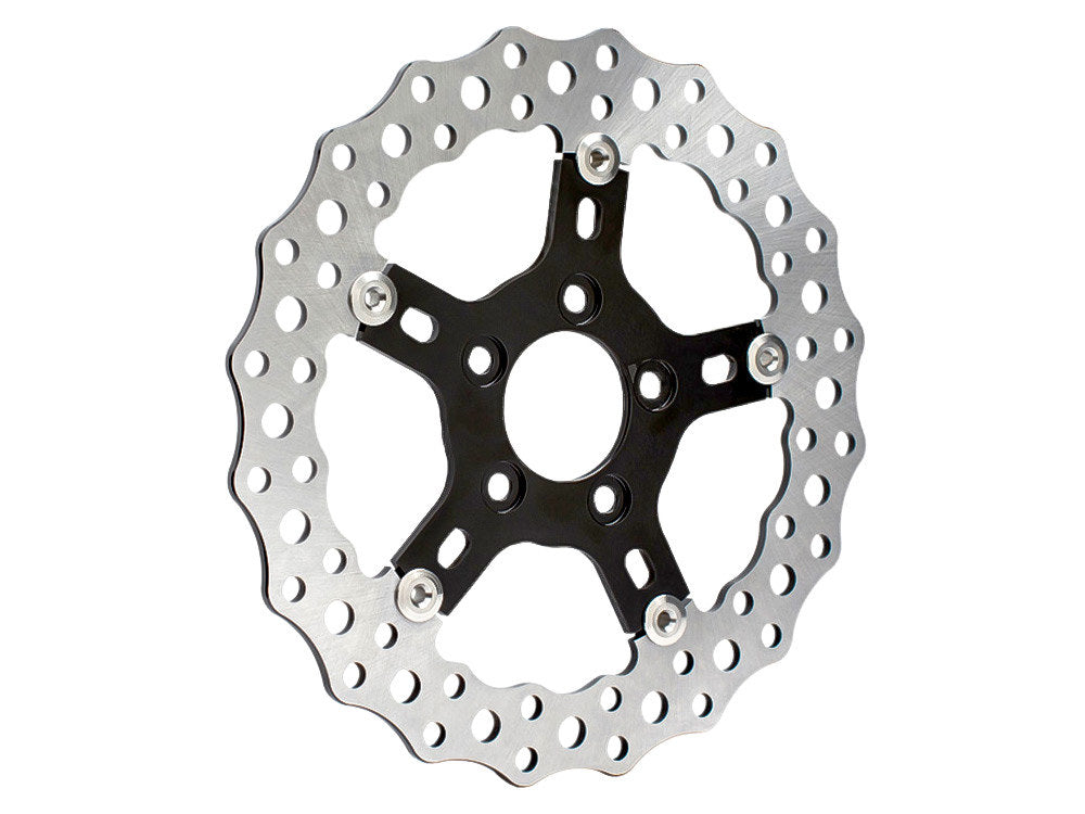 Arlen Ness 11.8in Front Jagged Disc Rotor Fits Dyna 2006-2017 Softail 2015up Sportster 2014-2021 Some Touring 2008up