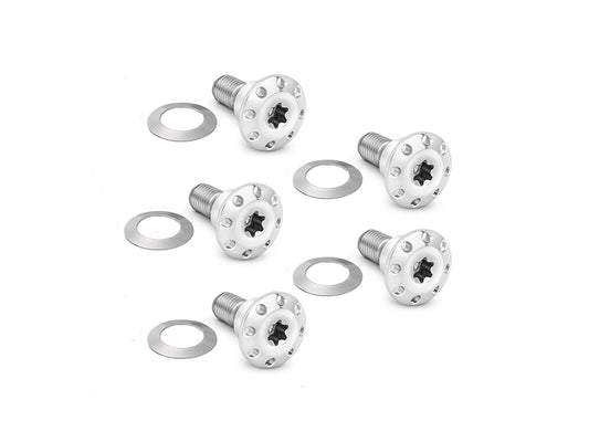 Arlen Ness Titanium Front Disc Rotor Bolts Polished Fits Dyna 2006-2017 V-Rod 2002-2017