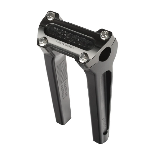 8in. Straight Thrashin Risers – Black. Fits 1in. Handlebar
