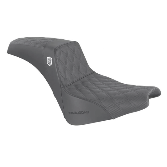 Pro Series San Diego Customs Performance Gripper Dual Seat. Fits Softail Street Bob 2018up & Standard 2020up