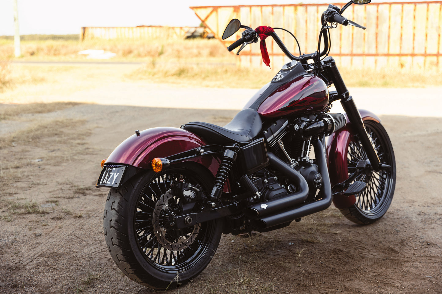 SOLD: Harley-Davidson Red Signature Dyna