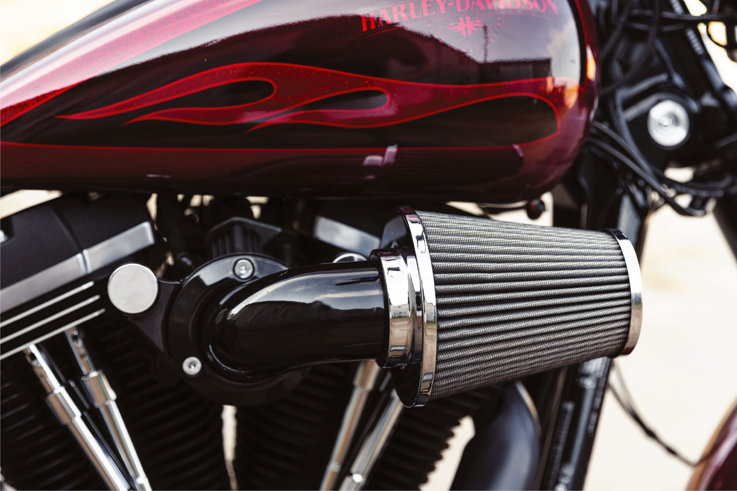 SOLD: Harley-Davidson Red Signature Dyna