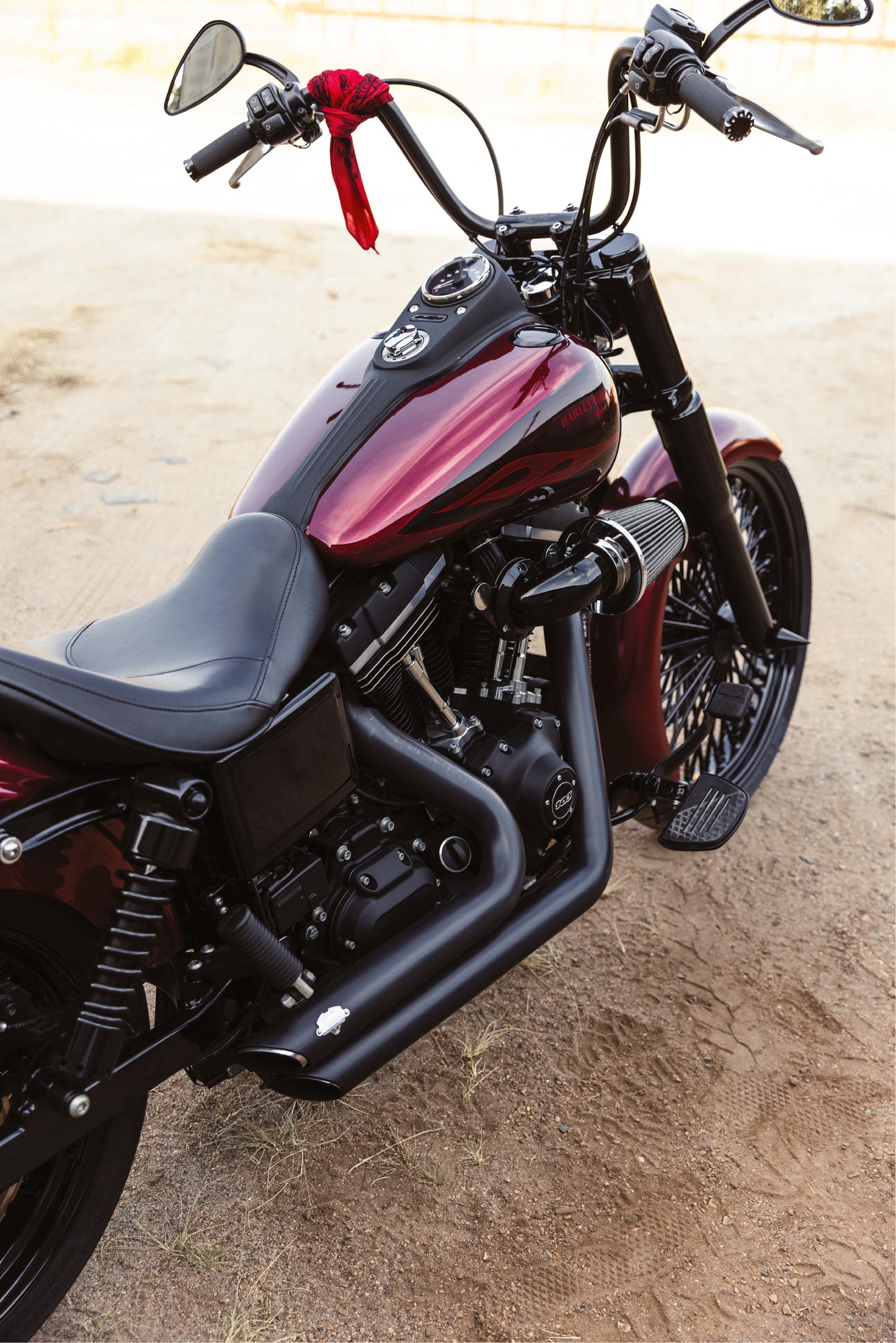 SOLD: Harley-Davidson Red Signature Dyna