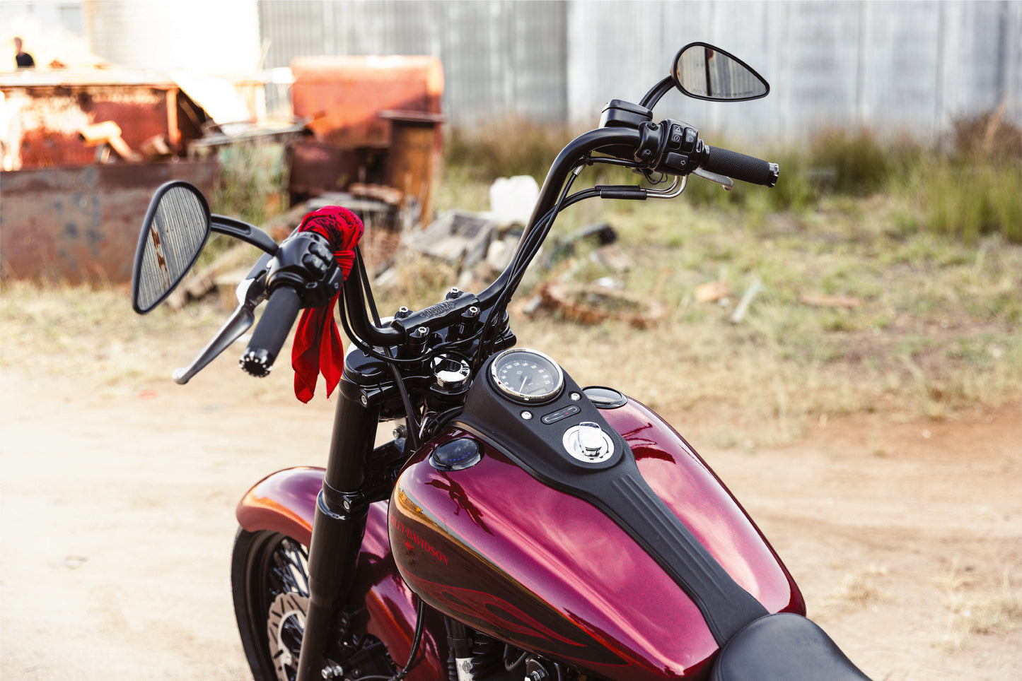 SOLD: Harley-Davidson Red Signature Dyna